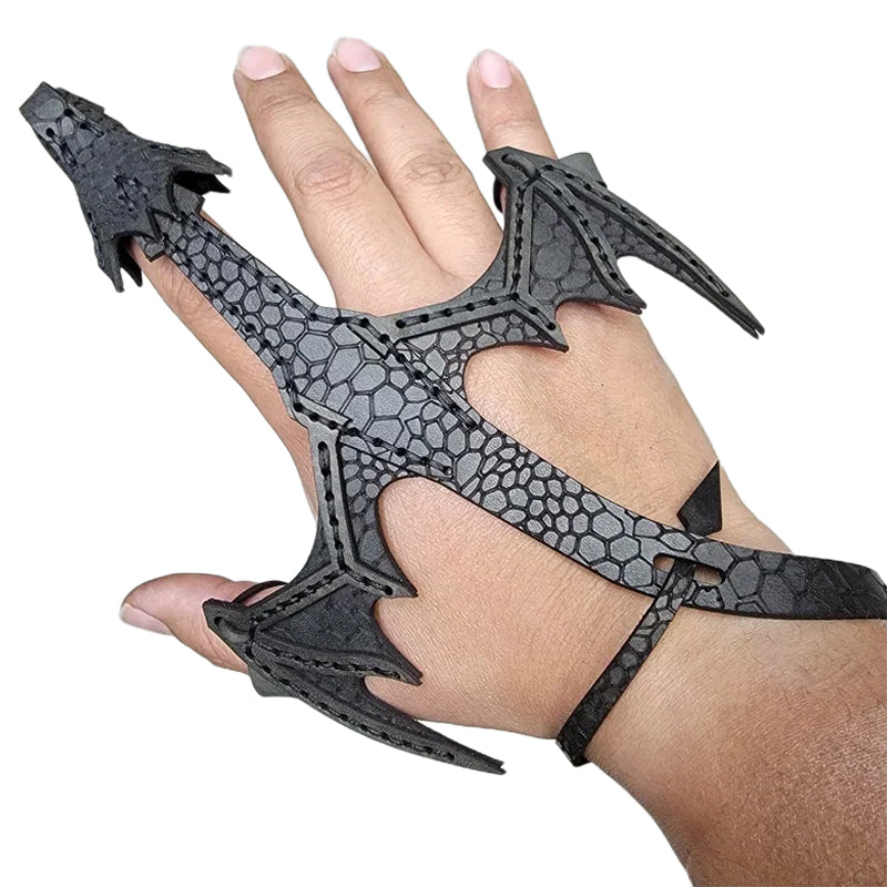 Hand-Drachen-Manschette aus Leder