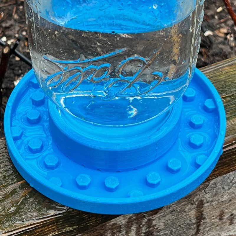 Bienenfutterstation für normale Einmachgläser