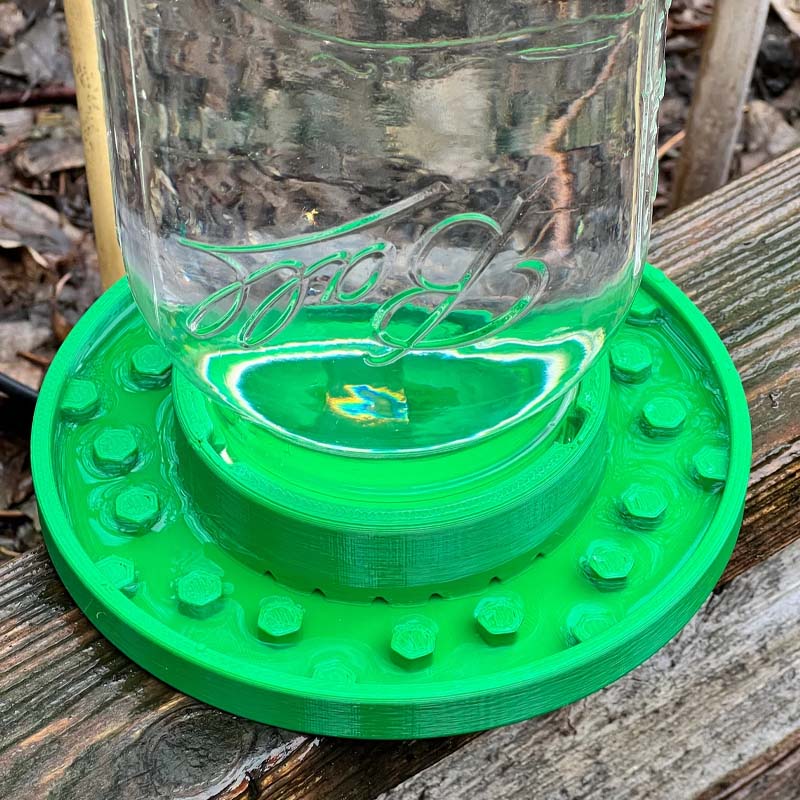 Bienenfutterstation für normale Einmachgläser