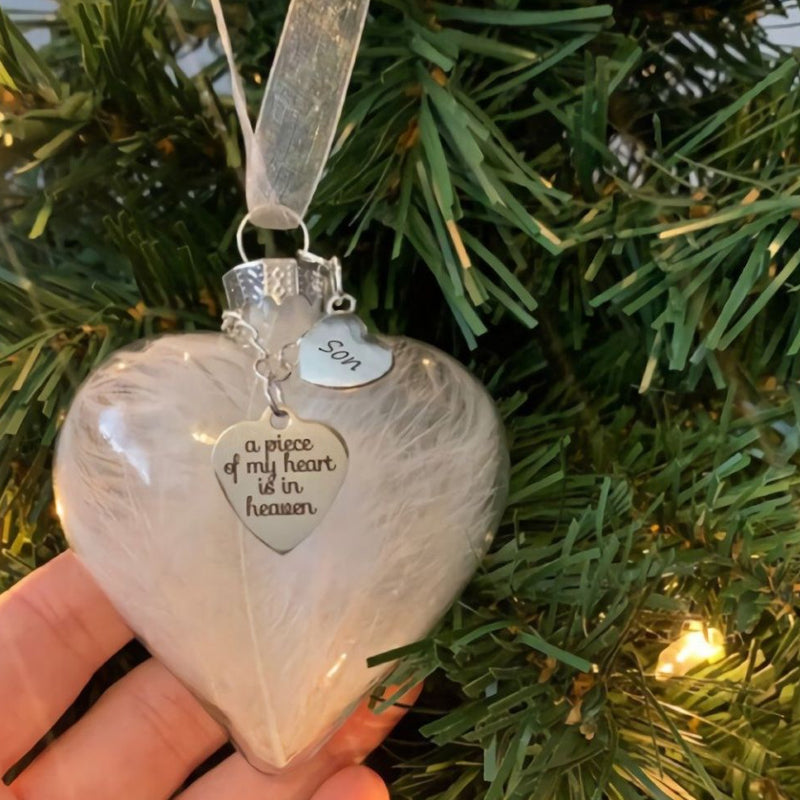 ❤️A Piece of My Heart Is In Heaven❤️ Gedenkornament