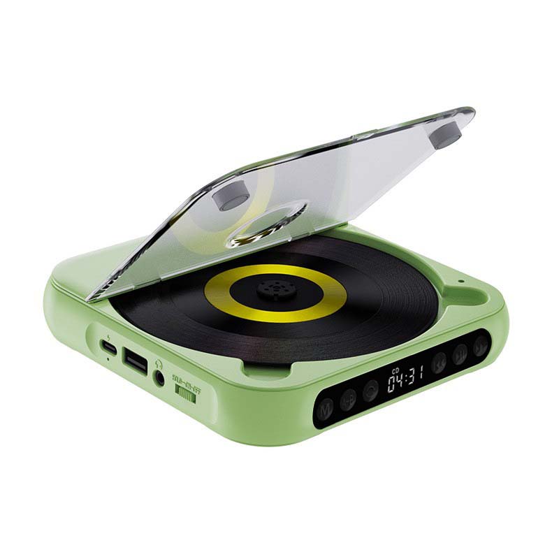 Bærbar Bluetooth-kompatibel cd-afspiller