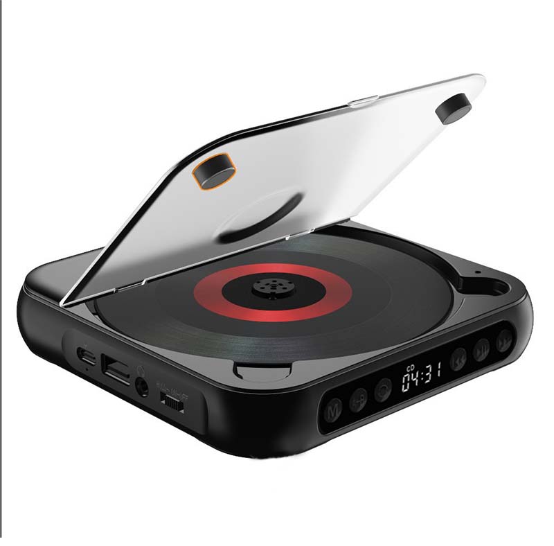 Bærbar Bluetooth-kompatibel cd-afspiller