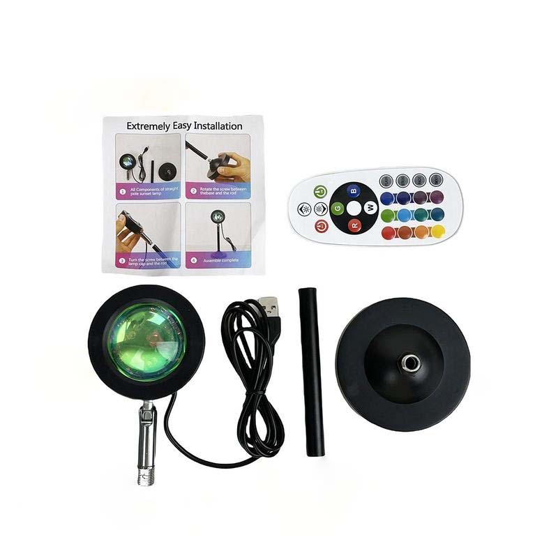 RGB solnedgangsprojektionslampe