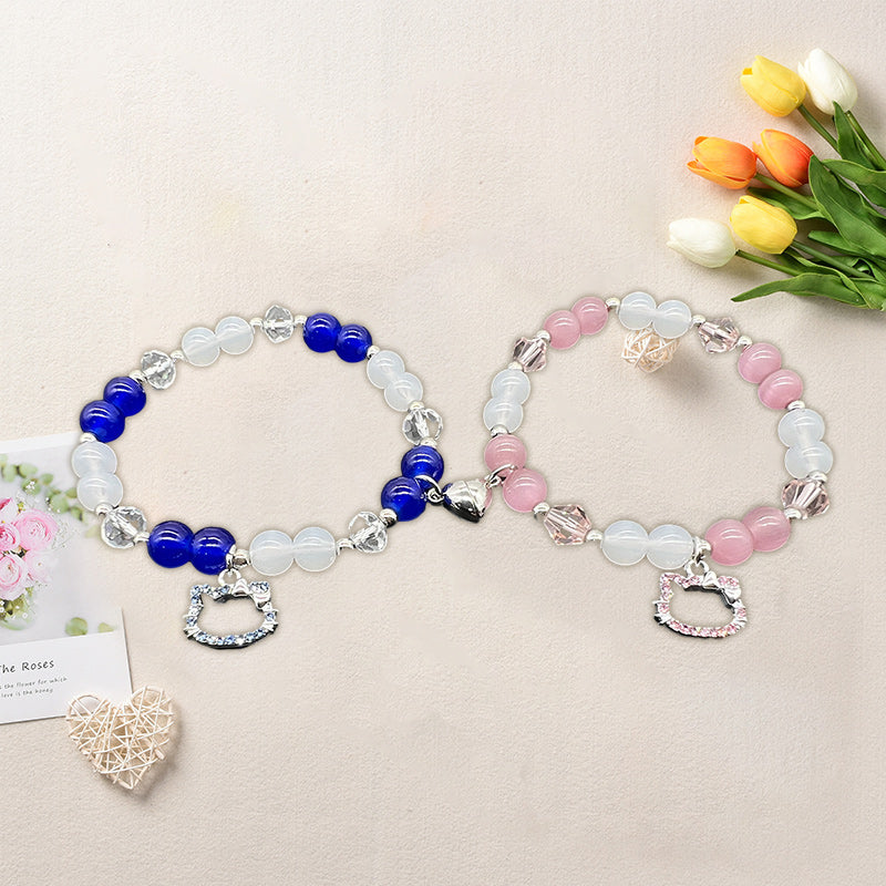 Magnetarmband mit Perlen