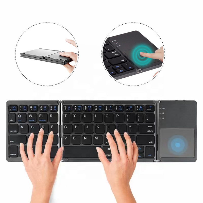 Klappbare Bluetooth-Tastatur