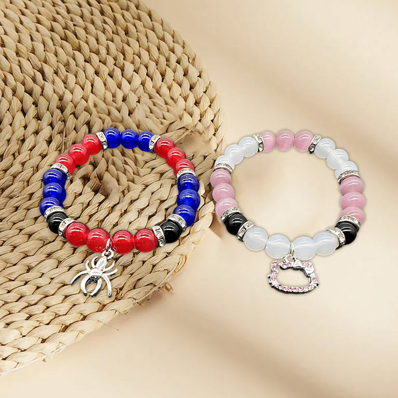 Magnetarmband mit Perlen