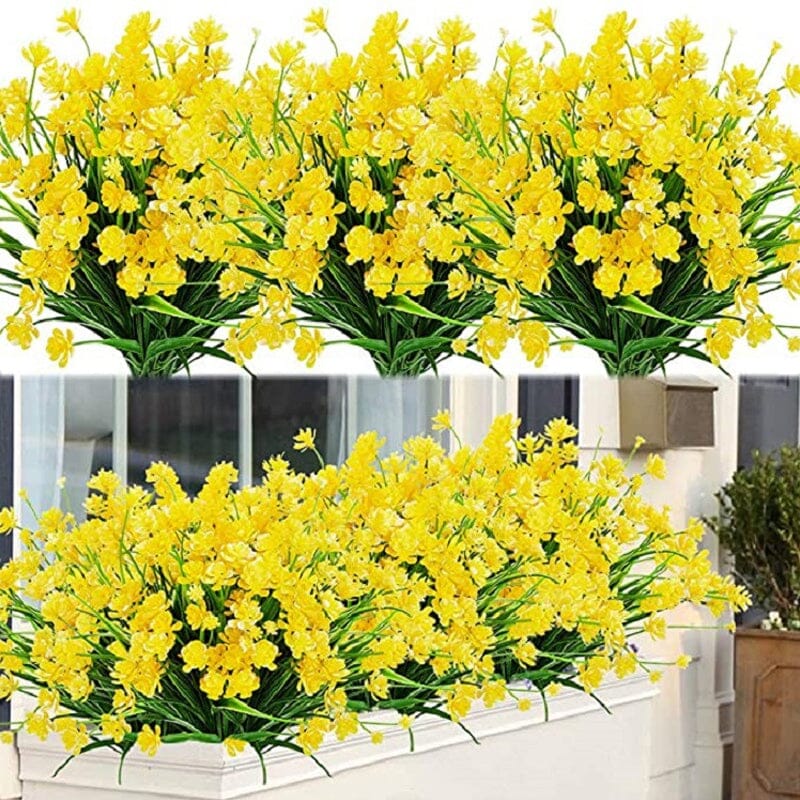 Udendørs kunstige blomster (2 bundter)