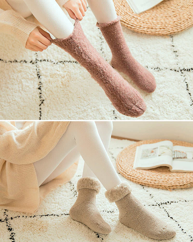 Warme und kuschelige Winterschlafsocken für Frauen