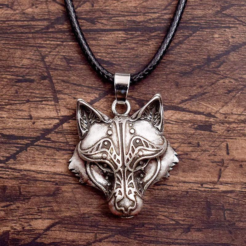 Einzigartige Wolf Halskette