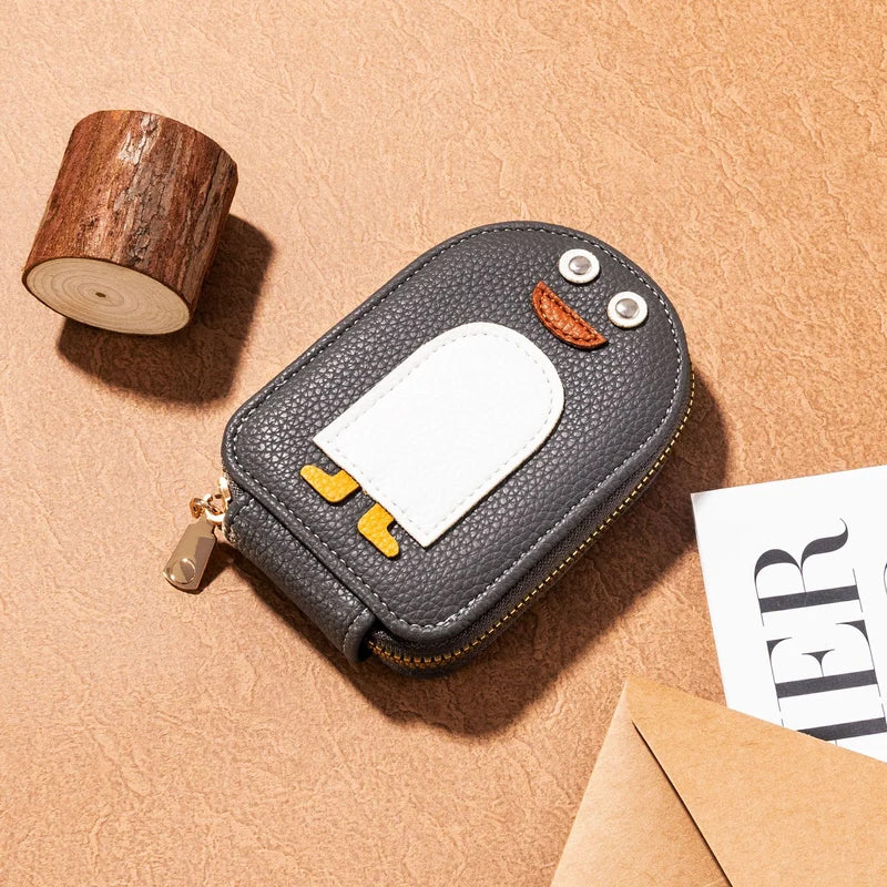 Søde Penguins PU kreditkort møntpung