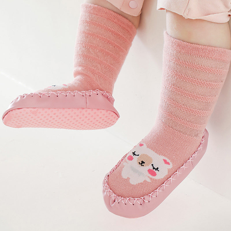 Tierische Kinderboden-Socken