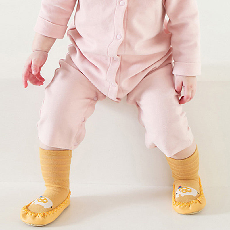 Tierische Kinderboden-Socken