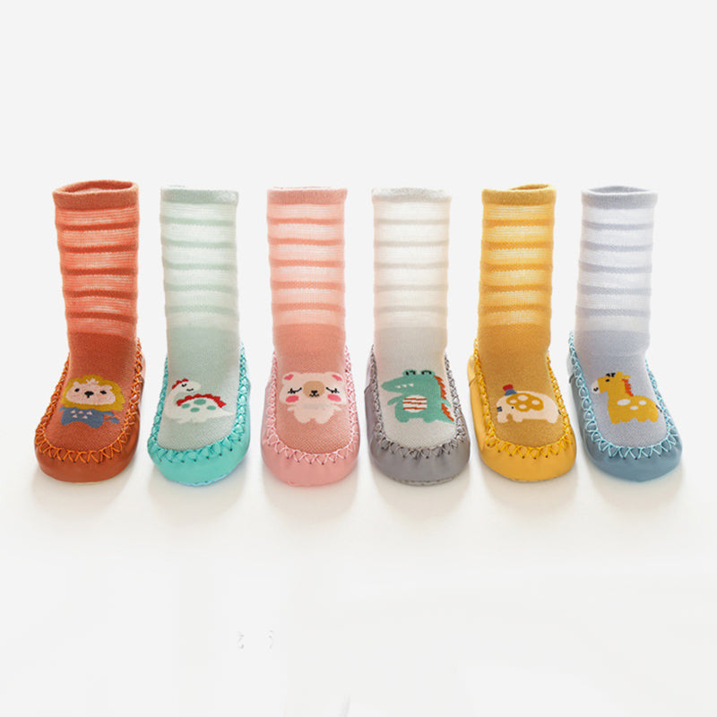Tierische Kinderboden-Socken