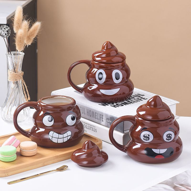 Frecher Streich Poop Keramik Becher