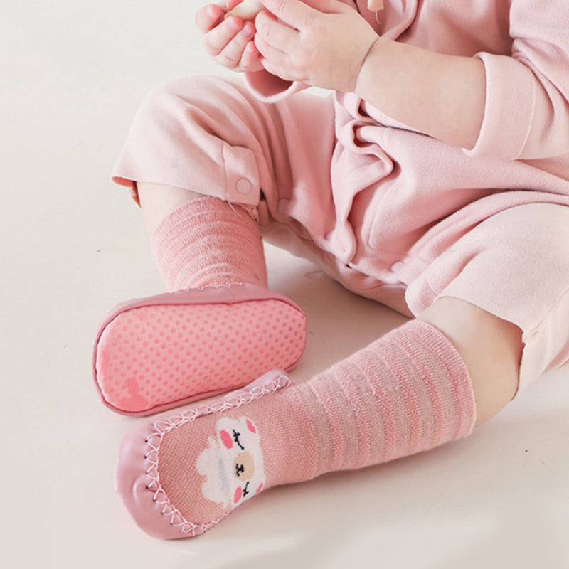 Tierische Kinderboden-Socken