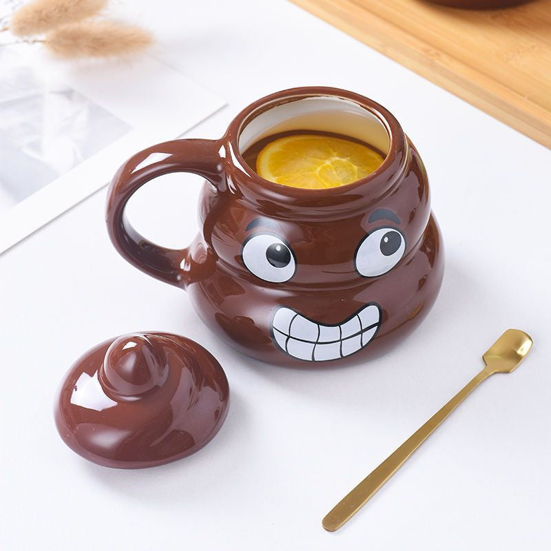 Frecher Streich Poop Keramik Becher