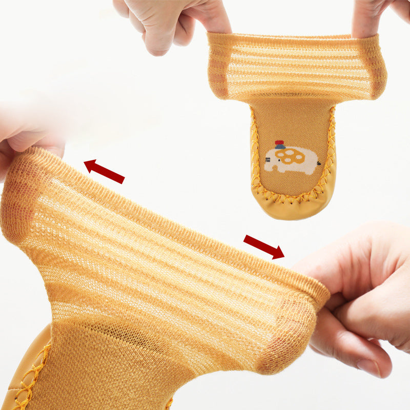 Tierische Kinderboden-Socken