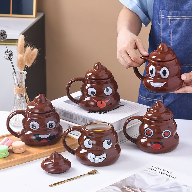 Frecher Streich Poop Keramik Becher