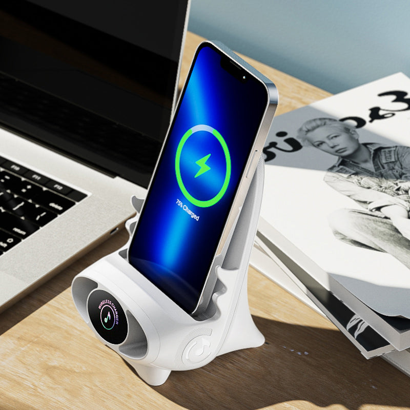 Ministol Trådløs Hurtigoplader Multifunktionel Telefonholder