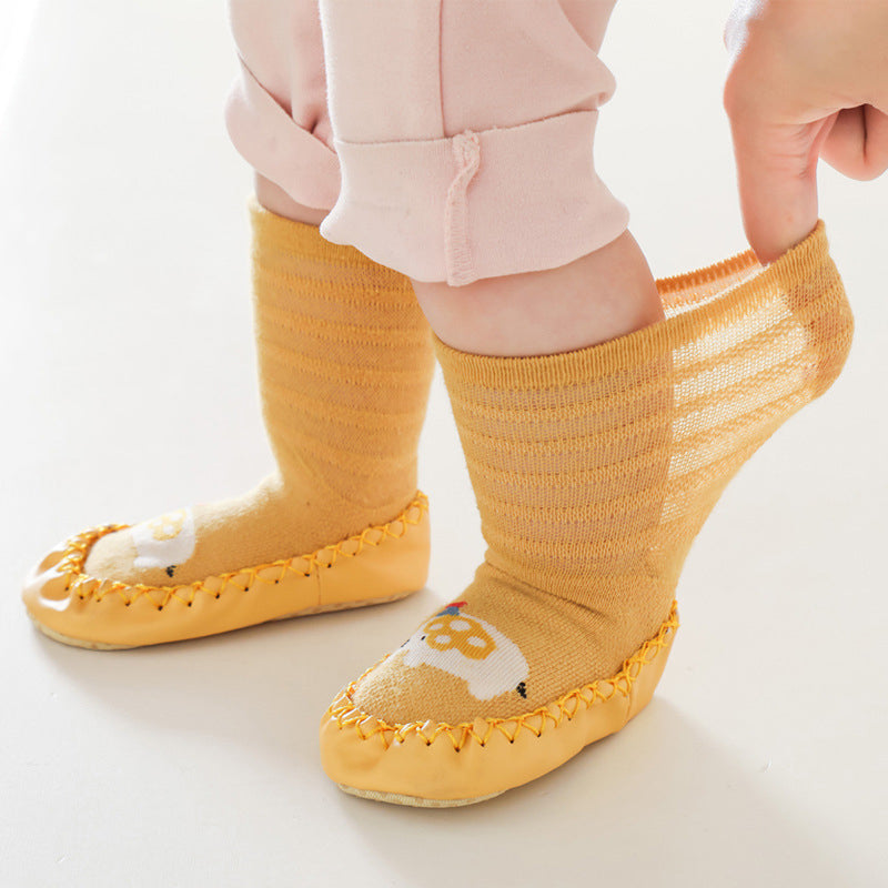 Tierische Kinderboden-Socken