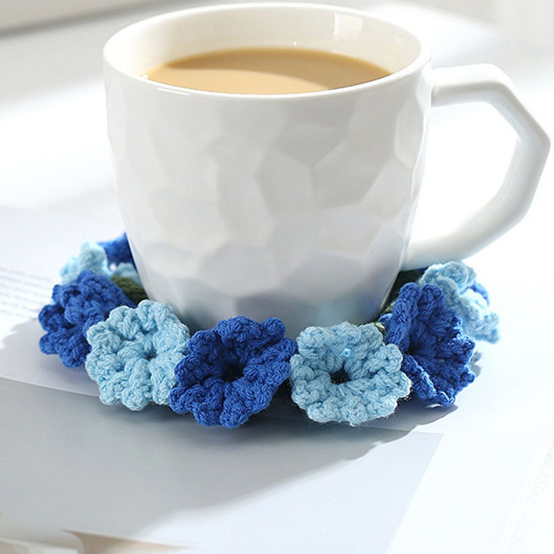 Handgestrickter Suzuran-Blumen-Untersetzer