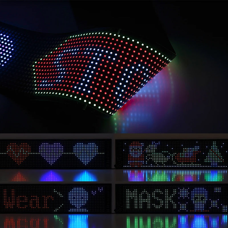 Ultradünner, flexibler Bluetooth-LED-Bildschirm