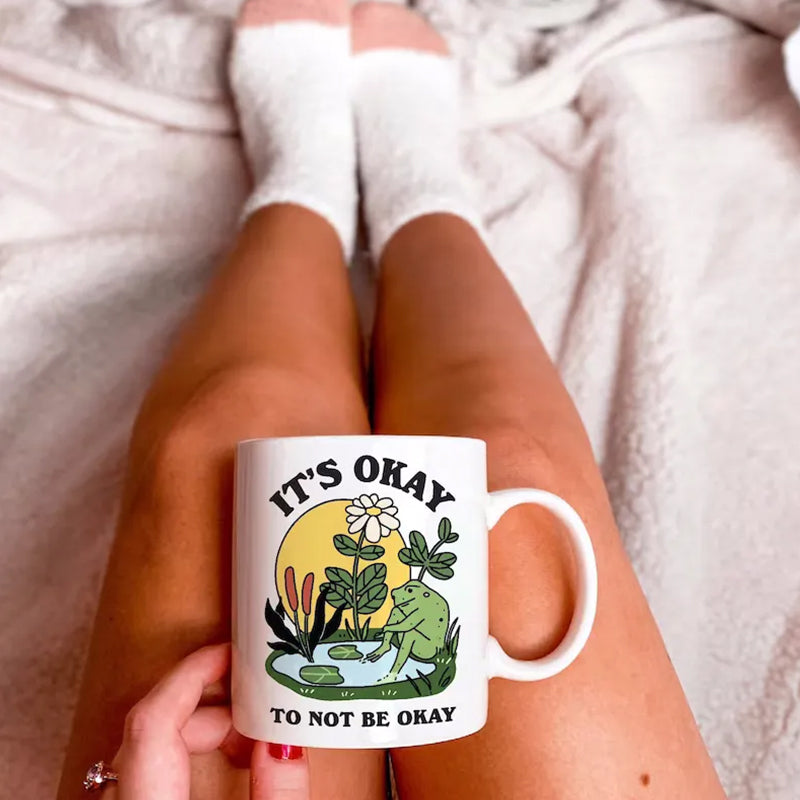 Lustige Frosch-Kaffeetasse