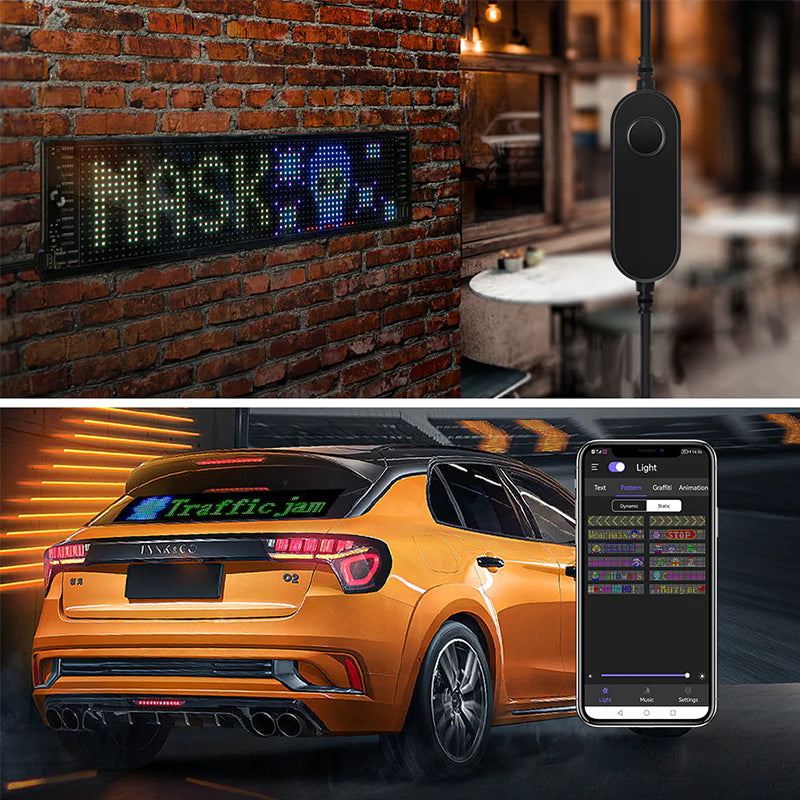 Ultradünner, flexibler Bluetooth-LED-Bildschirm