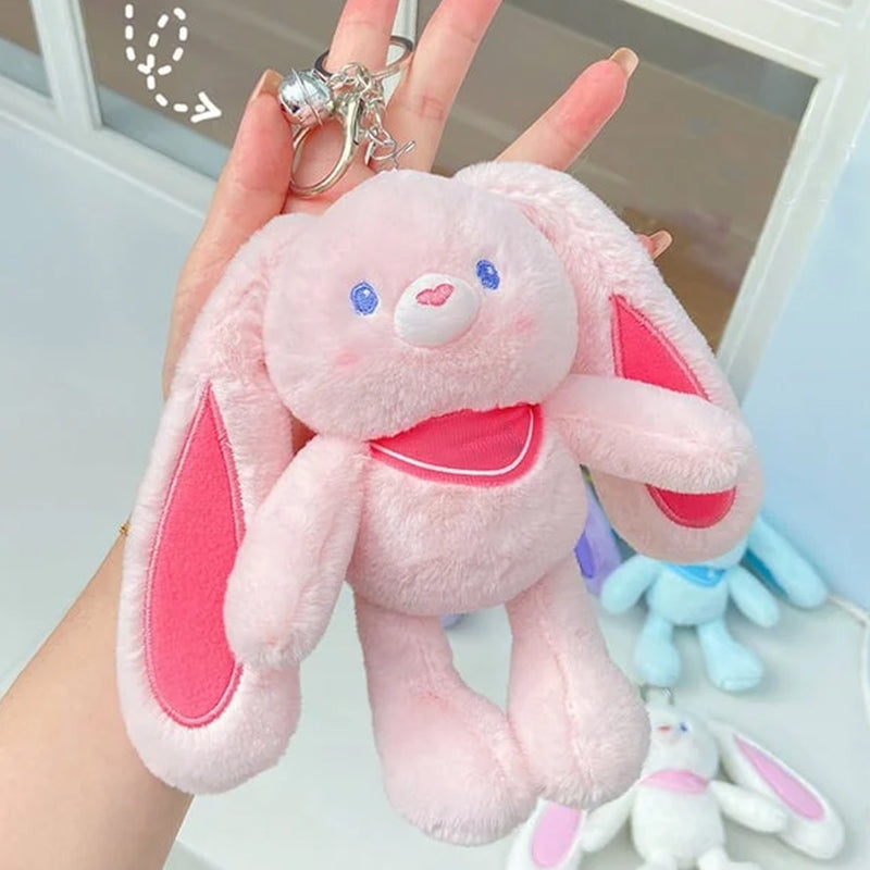 Kaninchen-Plüsch-Puppe Schlüsselanhänger