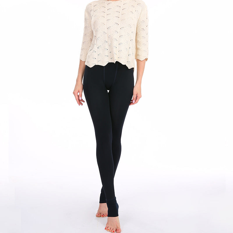 Komfort-Leggings aus Perlensamt