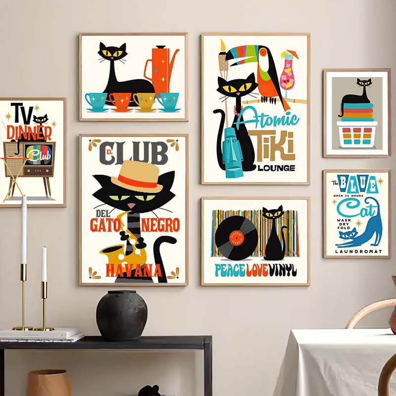 Katze Kunstdruck Dekorative Malerei