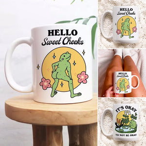Lustige Frosch-Kaffeetasse