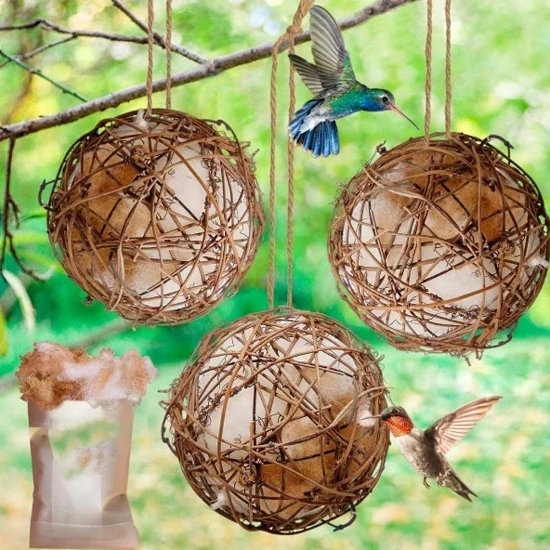 Handgefertigte Materialien für Vogelhäuschen und Vogelhäuschen