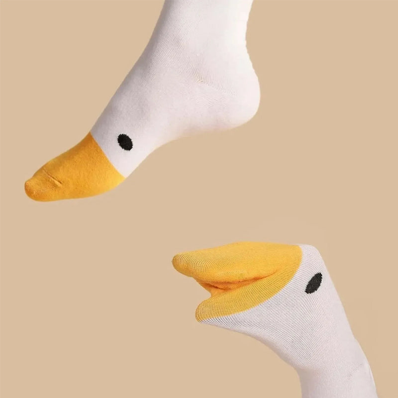 Ente gedruckt Cartoon niedlich Socken