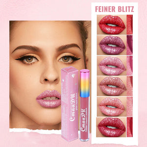 Glitzernder wasserfester langanhaltender Lipgloss