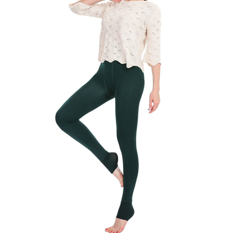 Komfort-Leggings aus Perlensamt