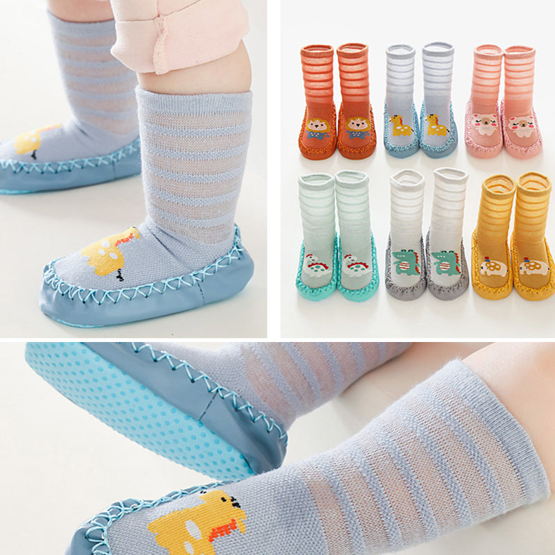 Tierische Kinderboden-Socken