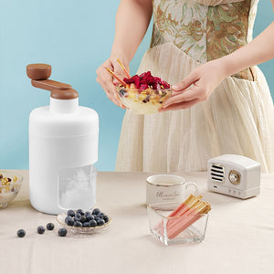 Tragbarer Eisrasierer und Schneekegelmaschine