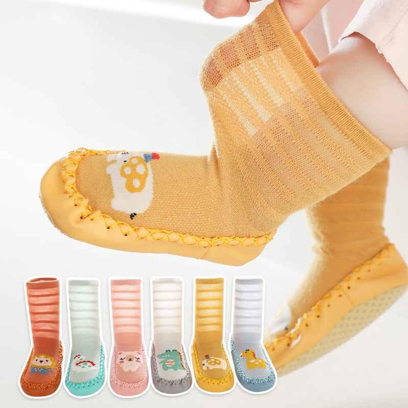 Tierische Kinderboden-Socken