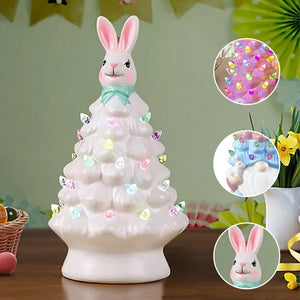 Ostern Rosa Hase Baum
