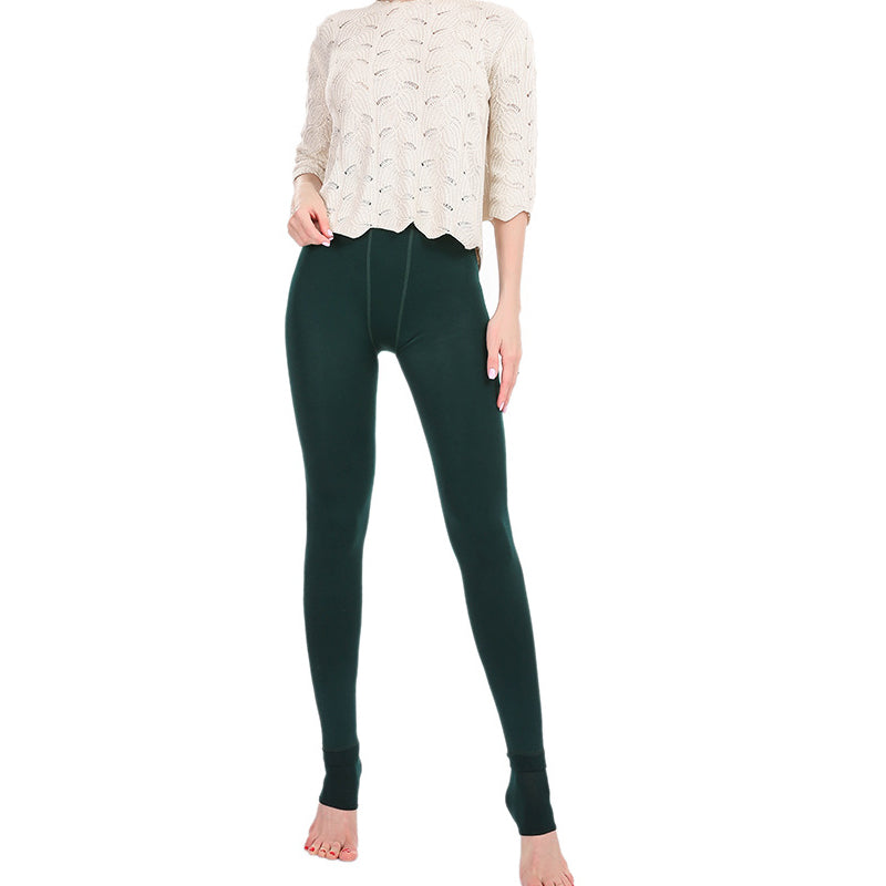 Komfort-Leggings aus Perlensamt