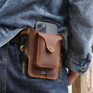 Handy-Gürteltasche aus Leder