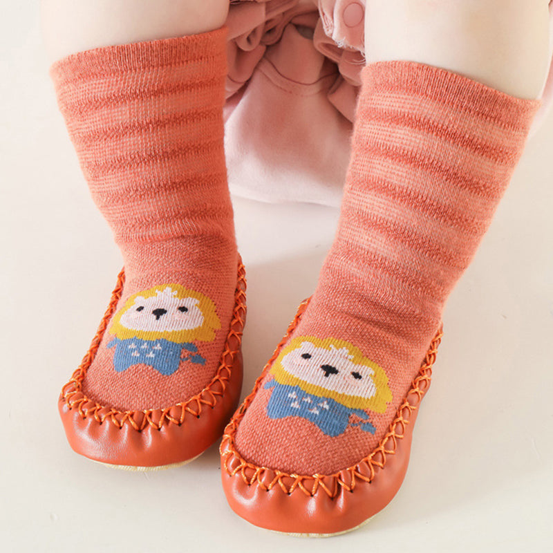 Tierische Kinderboden-Socken
