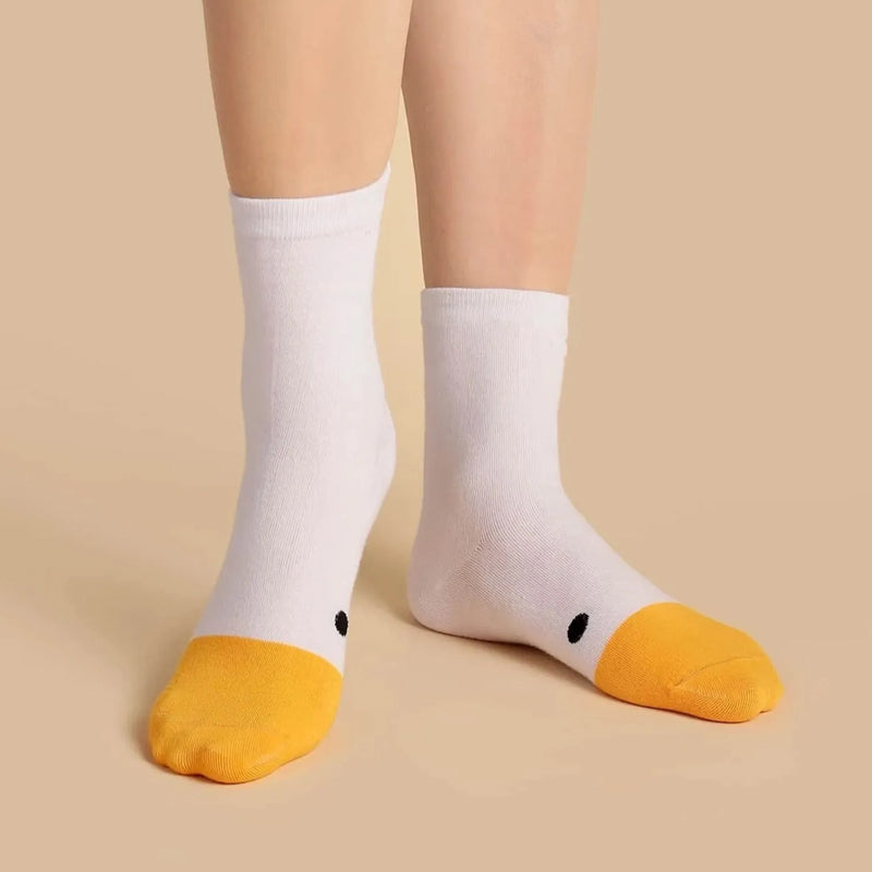 Ente gedruckt Cartoon niedlich Socken