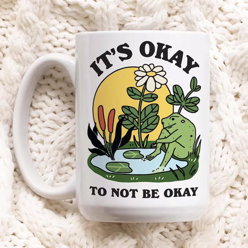 Lustige Frosch-Kaffeetasse