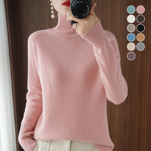 Solider Rollkragenpullover für Damen