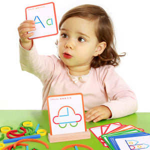 Montessori Kinder Puzzle Logik Training Ring Spiel