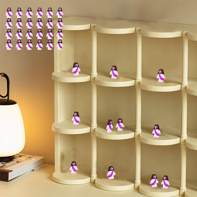 24 stk. mini-Jesus-figurer til påskepynt