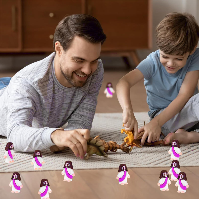 24 stk. mini-Jesus-figurer til påskepynt