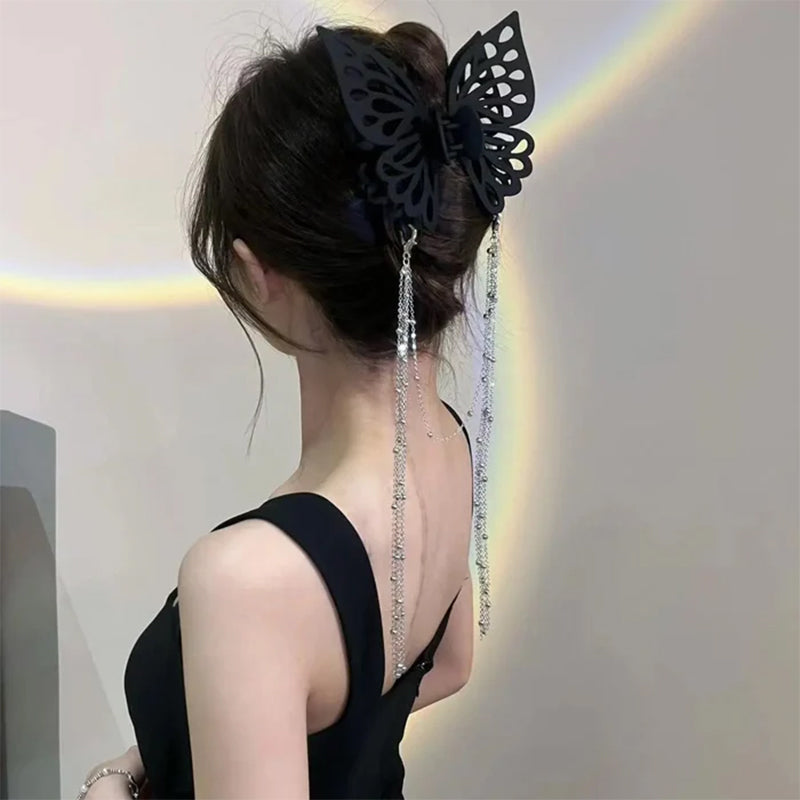 Schmetterling Quaste Große Haarspange